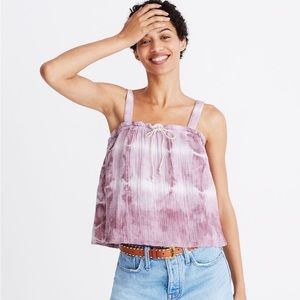 Madewell x Warm Tie-Dye Drawstring Tank Top